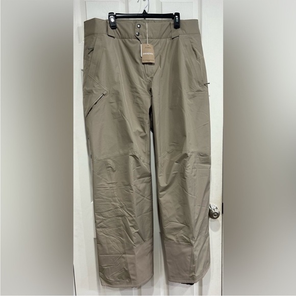 Patagonia Men's Small Insulated Powder Town Snow Ski Snowboard Pants Grey NWT - Picture 1 of 9